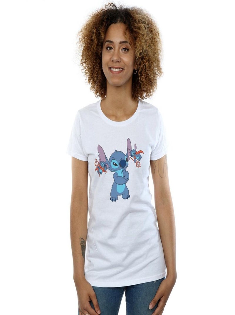 Disney - T-shirt LITTLE DEVILS Blanc - Kiabi