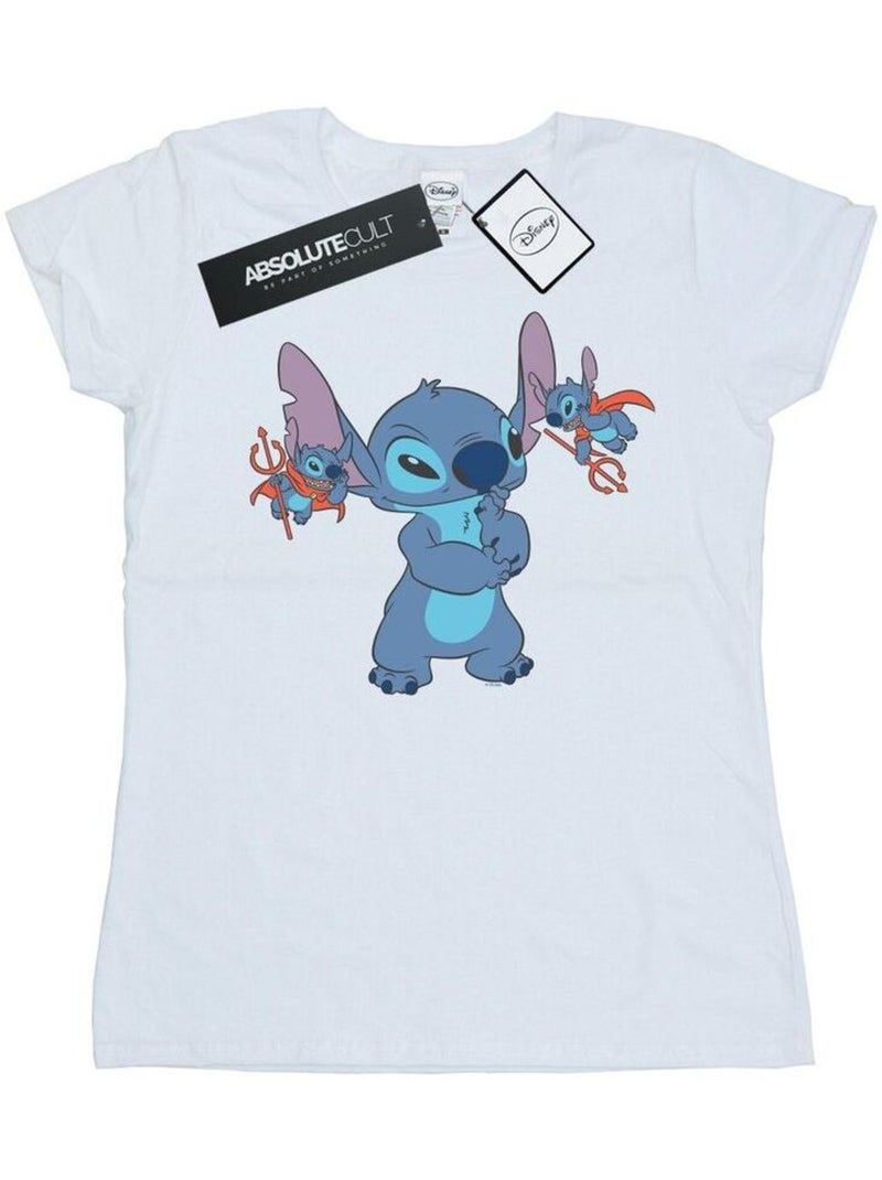 Disney - T-shirt LITTLE DEVILS Blanc - Kiabi