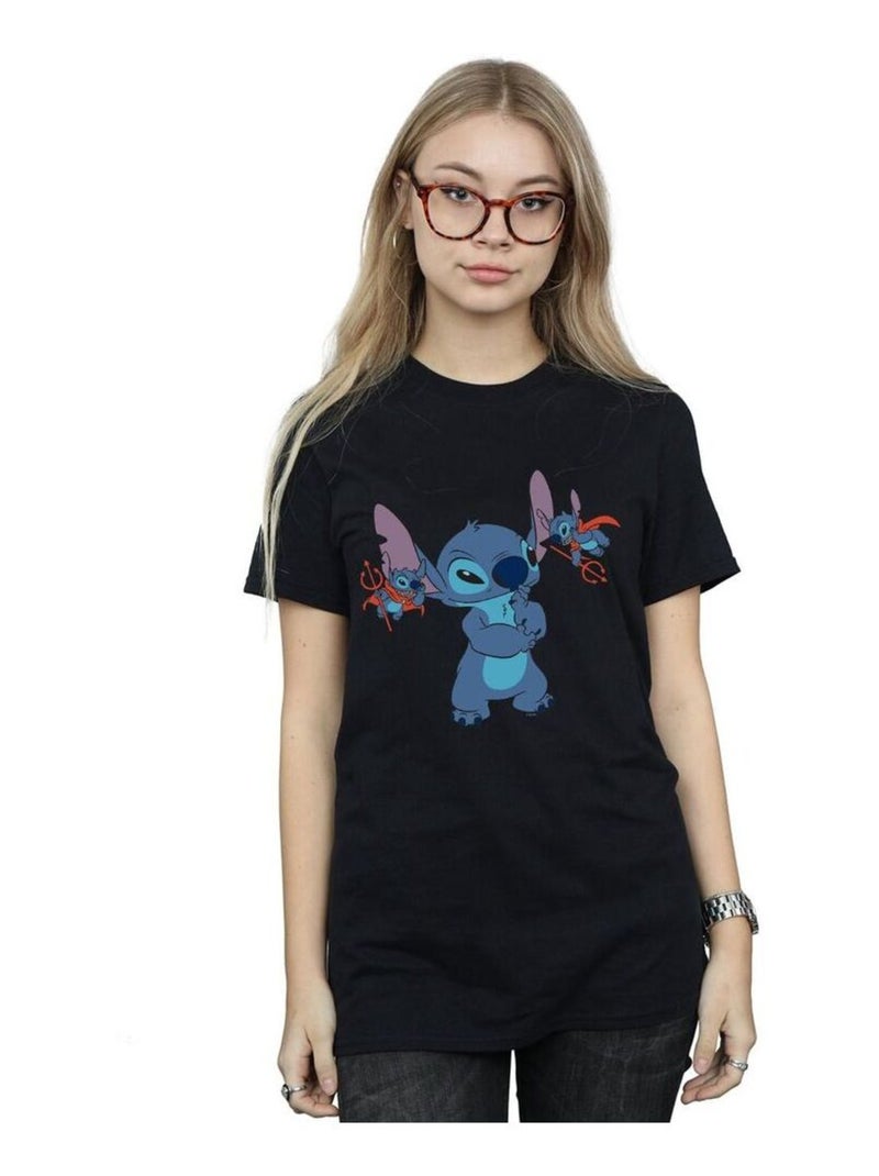 Disney - T-shirt LITTLE DEVILS Noir - Kiabi