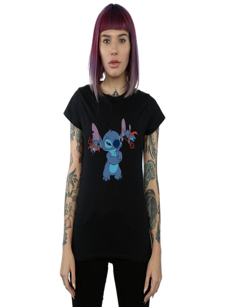 Disney - T-shirt LITTLE DEVILS Noir - Kiabi