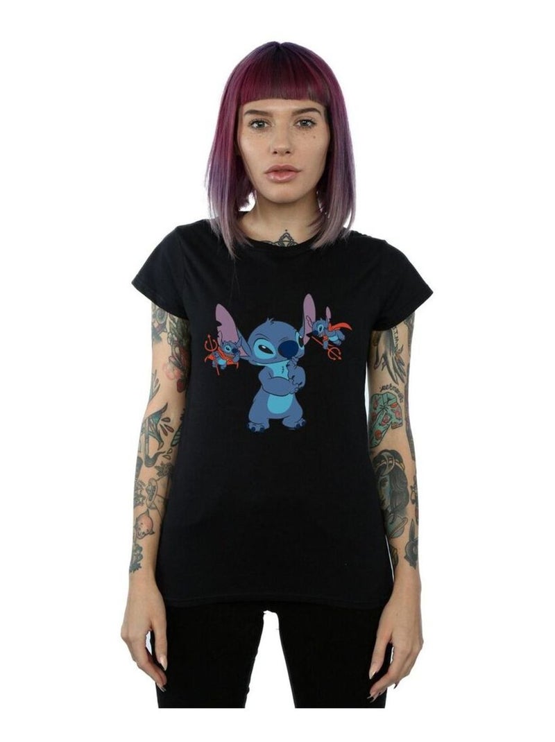 Disney - T-shirt LITTLE DEVILS Noir - Kiabi