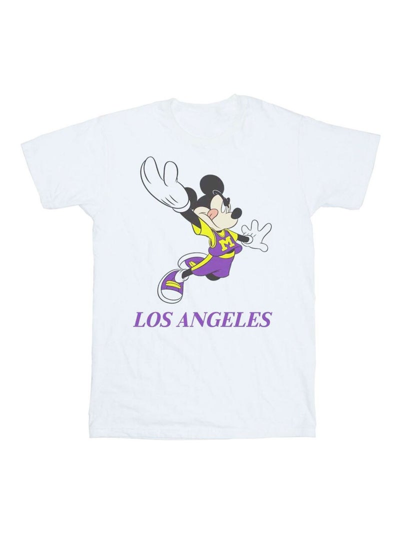 Disney - T-shirt LOS ANGELES Blanc - Kiabi