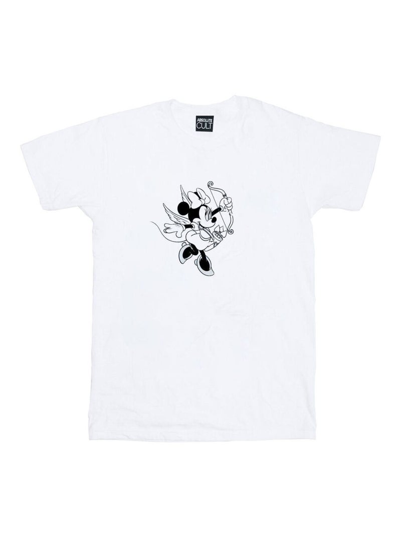 Disney - T-shirt LOVE CHERUB Blanc - Kiabi