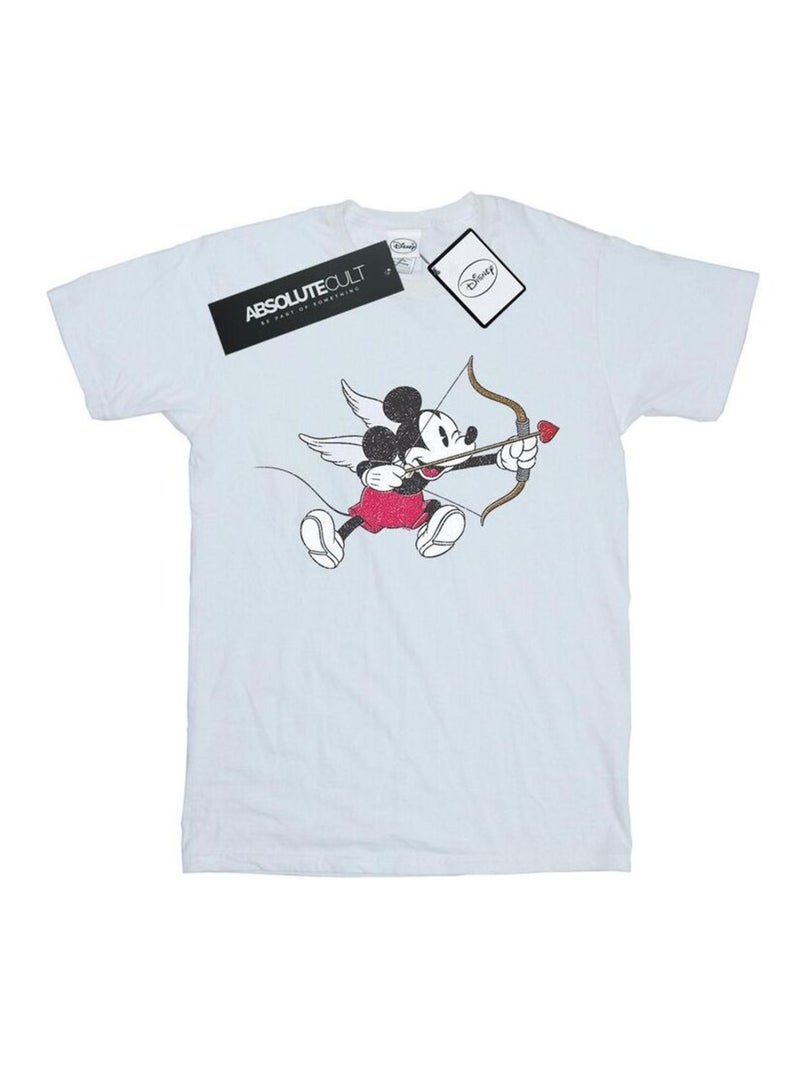 Disney - T-shirt LOVE CHERUB Blanc - Kiabi