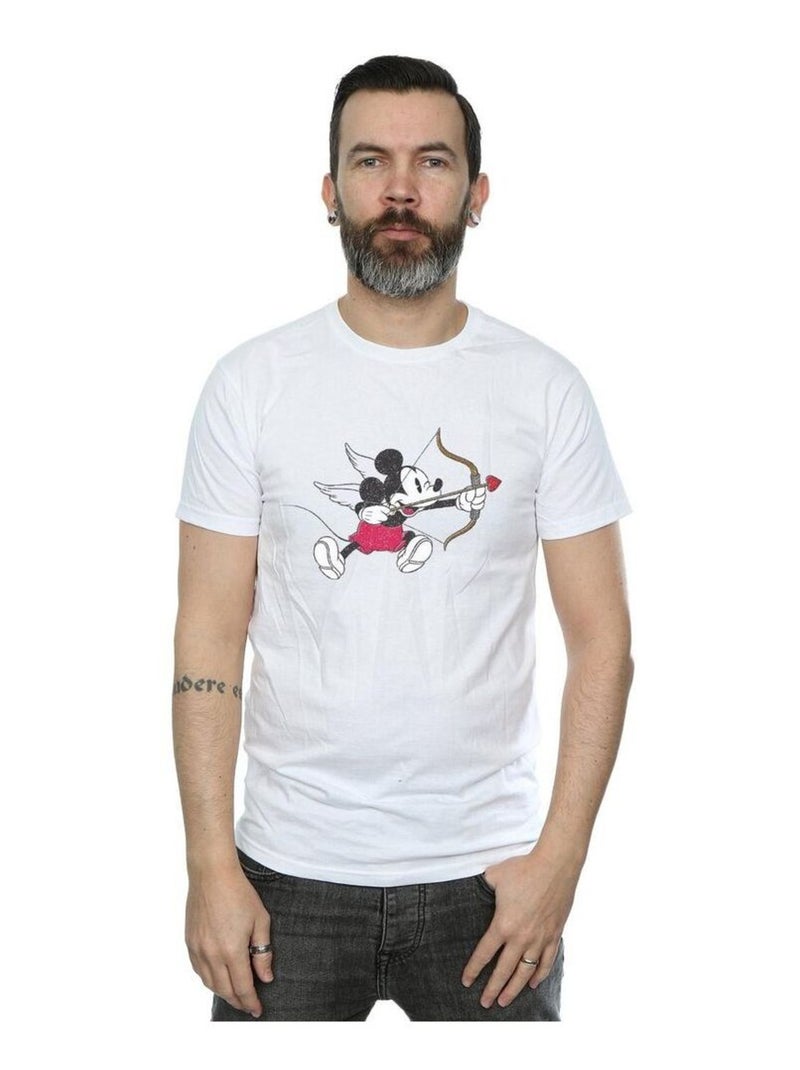Disney - T-shirt LOVE CHERUB Blanc - Kiabi