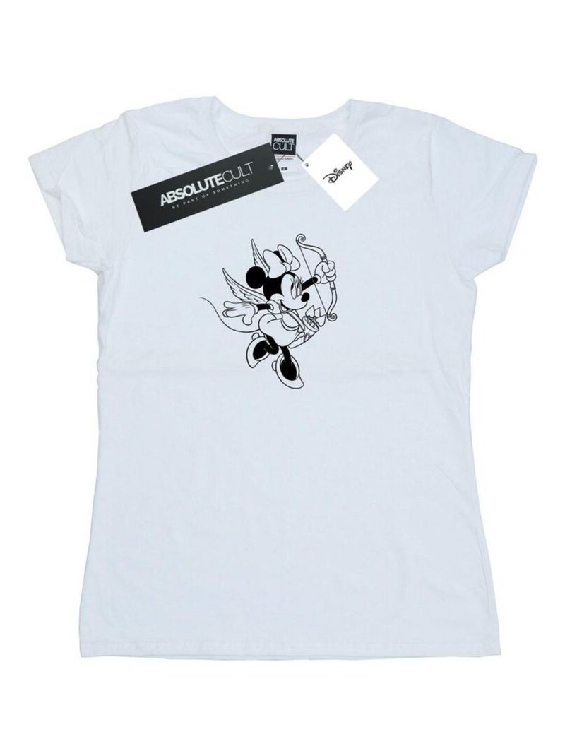 Disney - T-shirt LOVE CHERUB Blanc - Kiabi