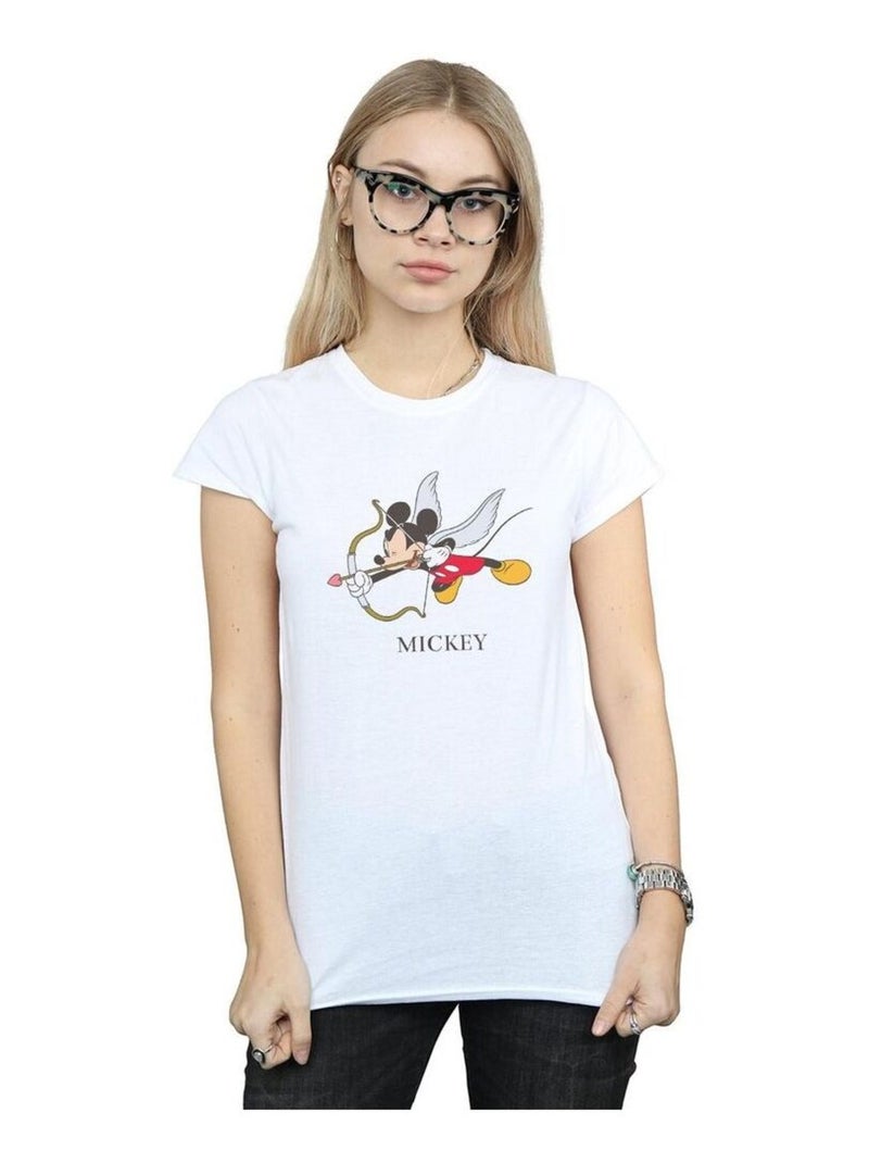 Disney - T-shirt LOVE CHERUB Blanc - Kiabi