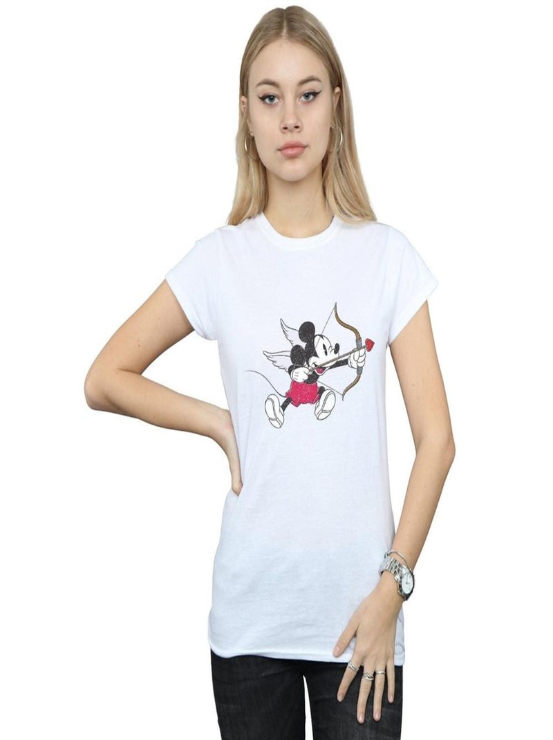 Disney - T-shirt LOVE CHERUB Blanc - Kiabi