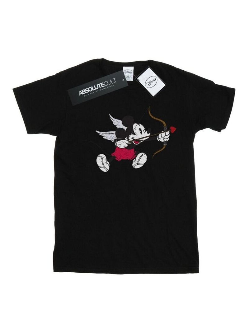 Disney - T-shirt LOVE CHERUB Noir - Kiabi