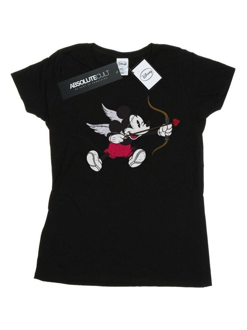Disney - T-shirt LOVE CHERUB Noir - Kiabi