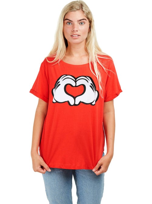 Disney - T-shirt LOVE HANDS - Kiabi Disney - T-shirt LOVE HANDS - Kiabi