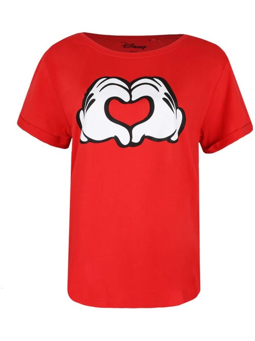 Disney - T-shirt LOVE HANDS - Kiabi Disney - T-shirt LOVE HANDS - Kiabi