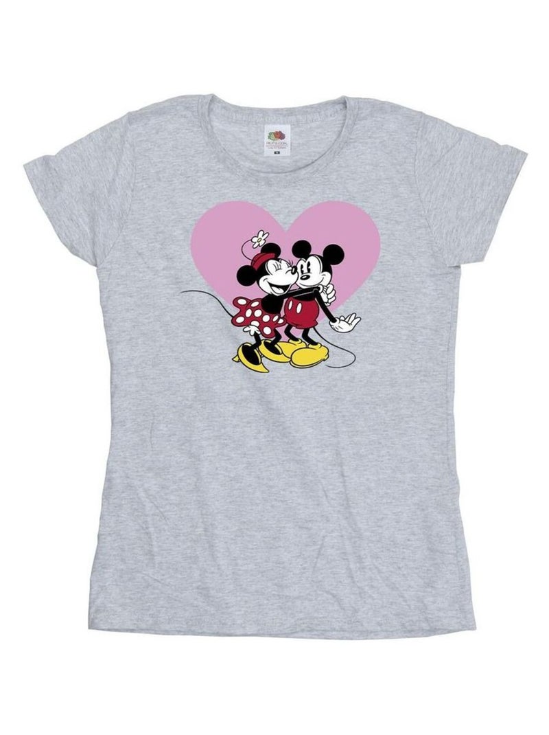 Disney - T-shirt LOVE LANGUAGES Gris chiné - Kiabi
