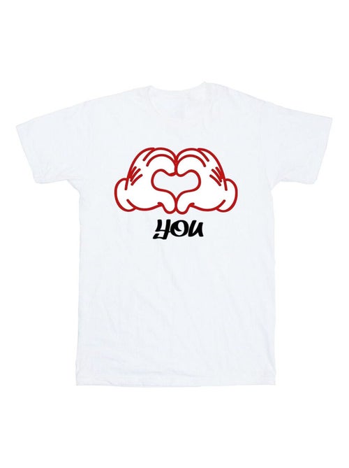 Disney - T-shirt LOVE YOU HANDS - Kiabi