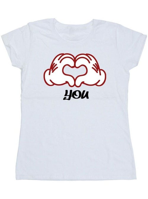 Disney - T-shirt LOVE YOU HANDS - Kiabi Disney - T-shirt LOVE YOU HANDS - Kiabi
