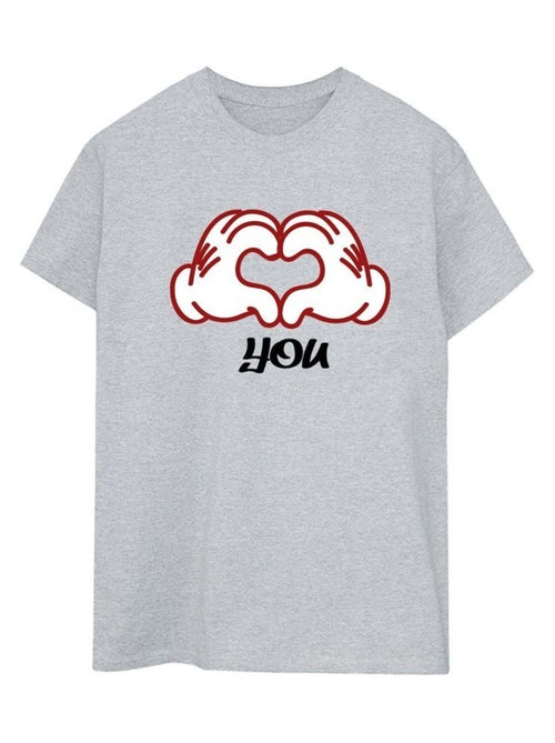 Disney - T-shirt LOVE YOU HANDS - Kiabi