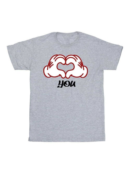 Disney - T-shirt LOVE YOU HANDS - Kiabi