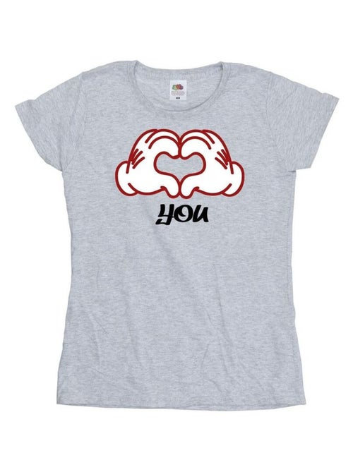 Disney - T-shirt LOVE YOU HANDS - Kiabi