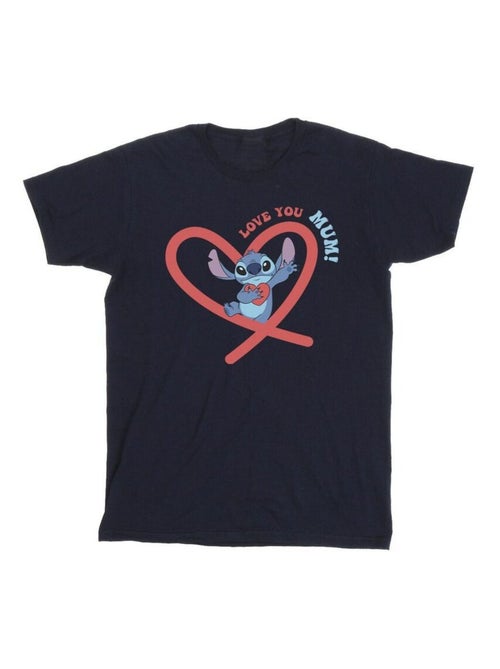 Disney - T-shirt LOVE YOU MUM - Kiabi