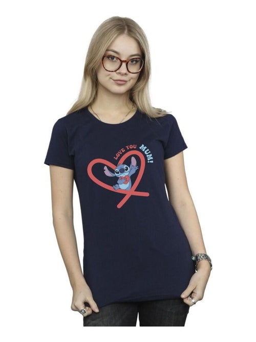 Disney - T-shirt LOVE YOU MUM - Kiabi