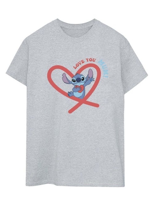 Disney - T-shirt LOVE YOU MUM - Kiabi Disney - T-shirt LOVE YOU MUM - Kiabi