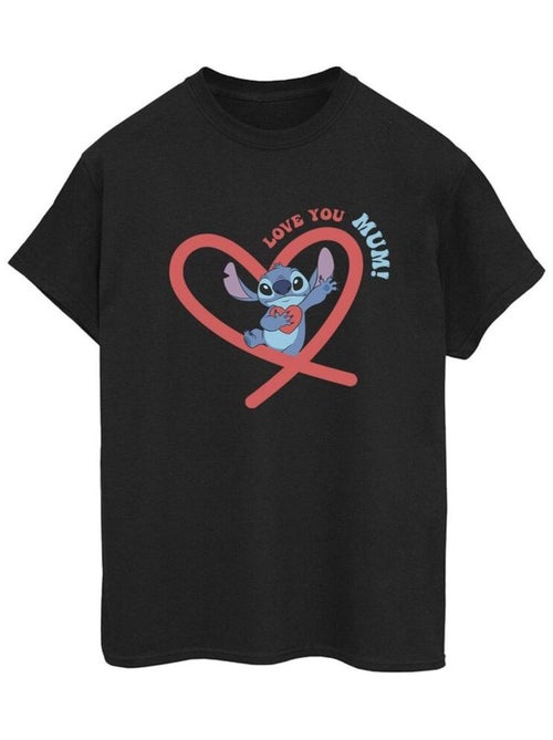 Disney - T-shirt LOVE YOU MUM - Kiabi Disney - T-shirt LOVE YOU MUM - Kiabi