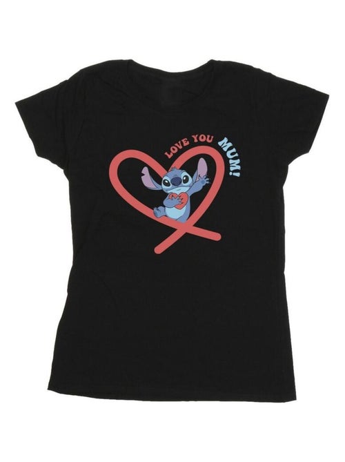 Disney - T-shirt LOVE YOU MUM - Kiabi Disney - T-shirt LOVE YOU MUM - Kiabi