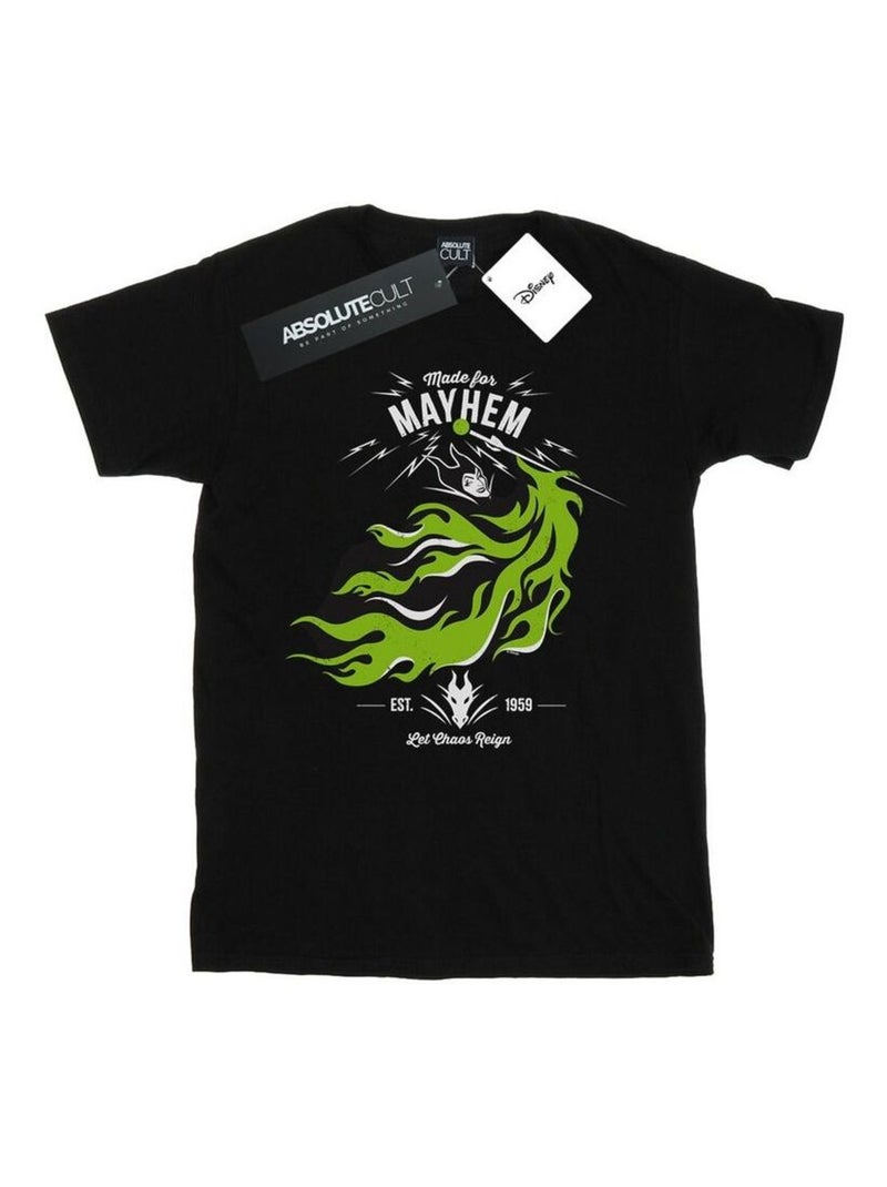 Disney - T-shirt MADE FOR MAYHEM Noir - Kiabi