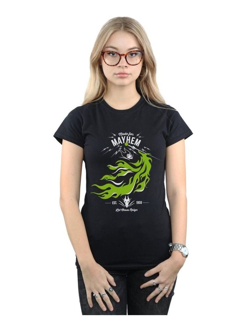 Disney - T-shirt MADE FOR MAYHEM Noir - Kiabi