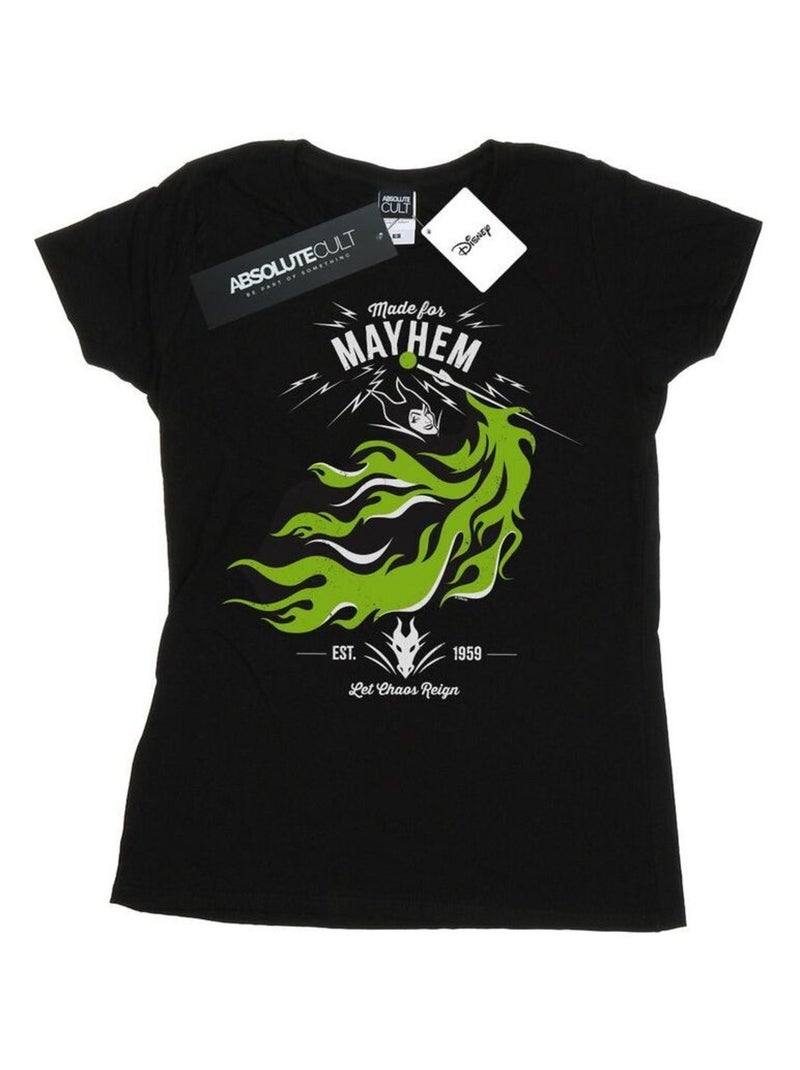 Disney - T-shirt MADE FOR MAYHEM Noir - Kiabi