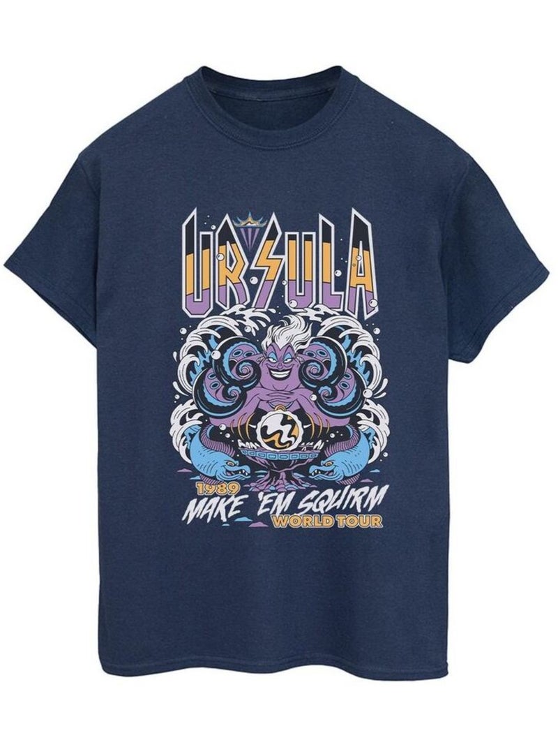 Disney - T-shirt MAKE EM SQUIRM Bleu marine - Kiabi