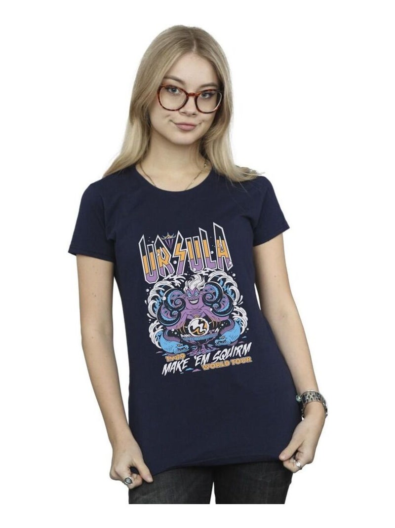 Disney - T-shirt MAKE EM SQUIRM Bleu marine - Kiabi
