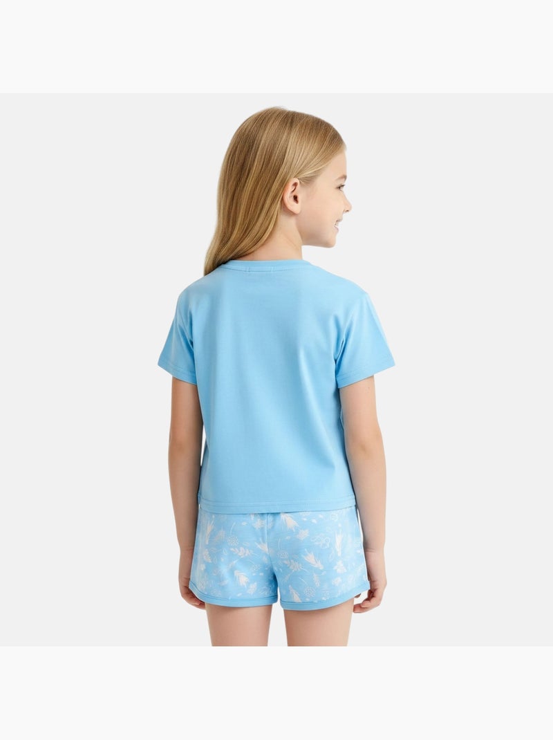 Disney - T-shirt manches courtes avec personnage Bleu - Kiabi