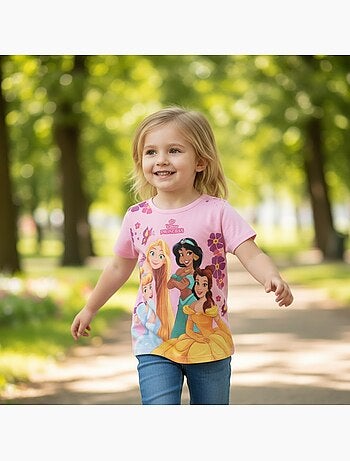 Disney - T-shirt manches courtes enfant à imprimé