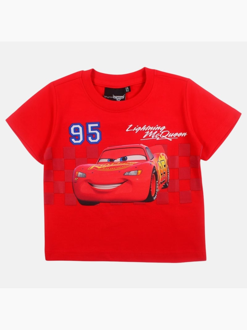 Disney - T-shirt manches courtes garçon avec personnage Rouge - Kiabi