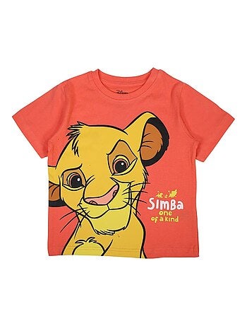 Disney - T-shirt manches courtes Garçon Le Roi Lion
