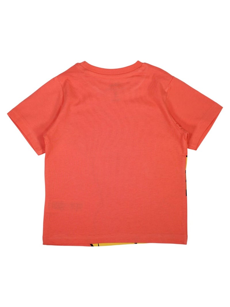 Disney - T-shirt manches courtes Garçon Le Roi Lion Orange - Kiabi