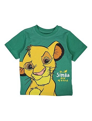 Disney - T-shirt manches courtes Garçon Le Roi Lion