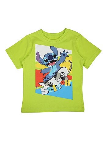 Disney - T-shirt manches courtes Garçon Lilo et Stitch