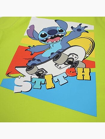 Disney - T-shirt manches courtes Garçon Lilo et Stitch