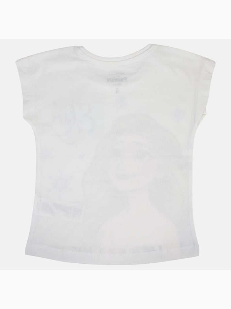 Disney - t-shirt manches courtes imprimé, coupe droite et col rond Blanc - Kiabi