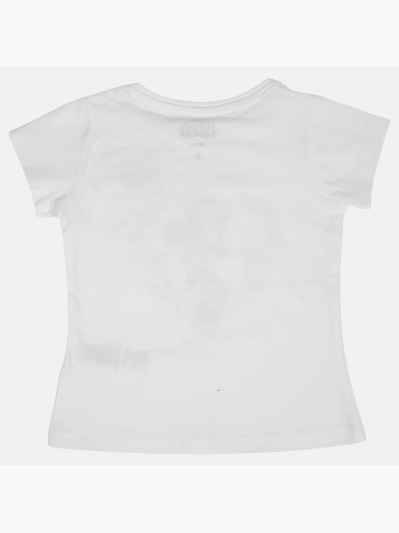 Disney - t-shirt manches courtes imprimé, coupe droite et col rond Blanc - Kiabi
