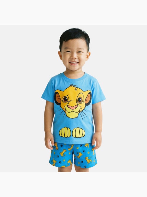 Disney - t-shirt manches courtes personnage avec short - Kiabi
