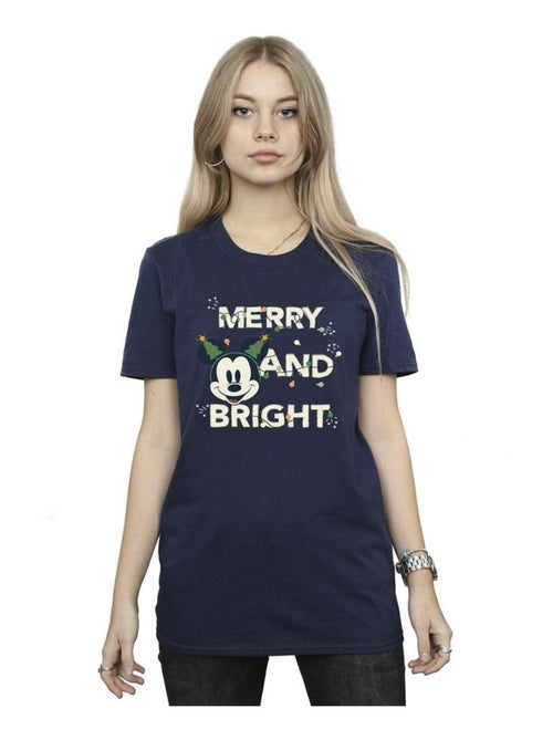 Disney - T-shirt MERRY & BRIGHT - Kiabi Disney - T-shirt MERRY & BRIGHT - Kiabi