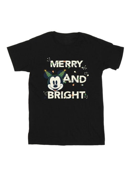 Disney - T-shirt MERRY & BRIGHT - Kiabi Disney - T-shirt MERRY & BRIGHT - Kiabi