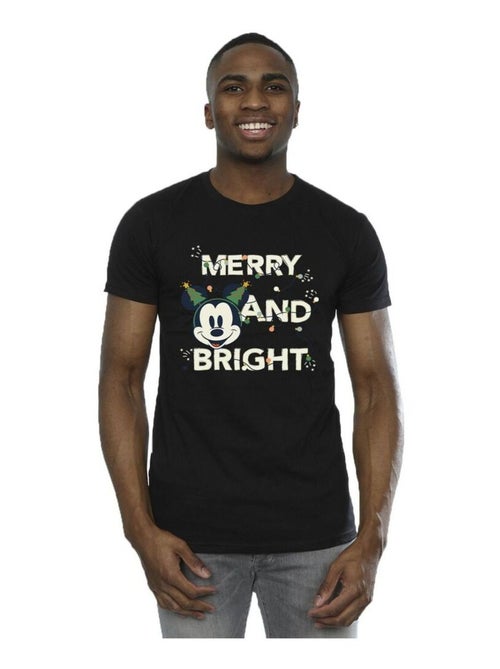 Disney - T-shirt MERRY & BRIGHT - Kiabi Disney - T-shirt MERRY & BRIGHT - Kiabi