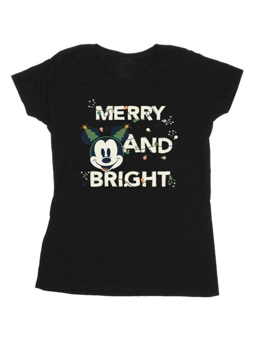 Disney - T-shirt MERRY & BRIGHT - Kiabi Disney - T-shirt MERRY & BRIGHT - Kiabi