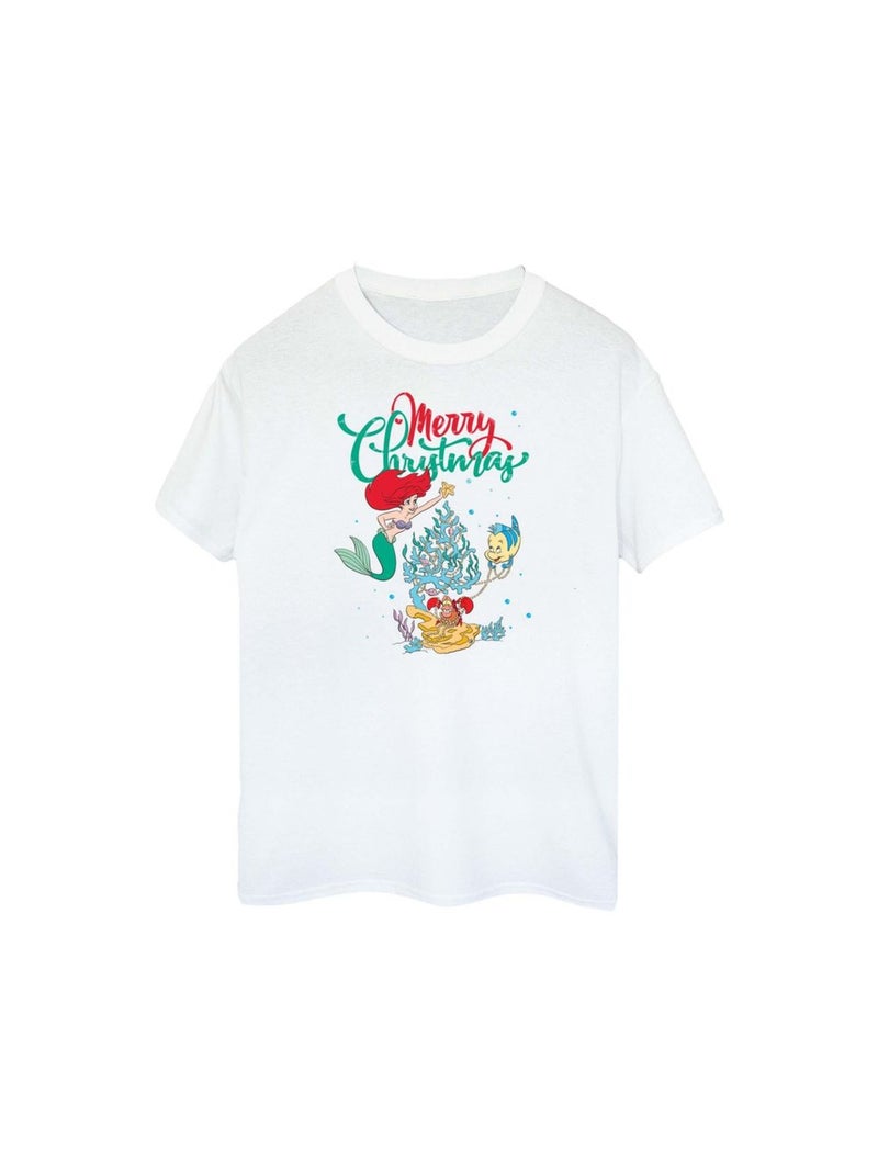 Disney - T-shirt MERRY CHRISTMAS Blanc - Kiabi