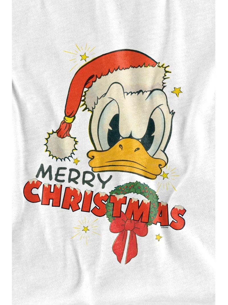 Disney - T-shirt MERRY CHRISTMAS Blanc - Kiabi