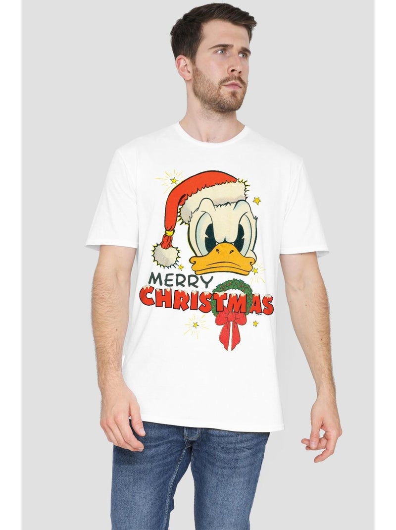 Disney - T-shirt MERRY CHRISTMAS Blanc - Kiabi